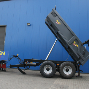 Przyzcepa budowlana BM 5000, ychył do tyłu